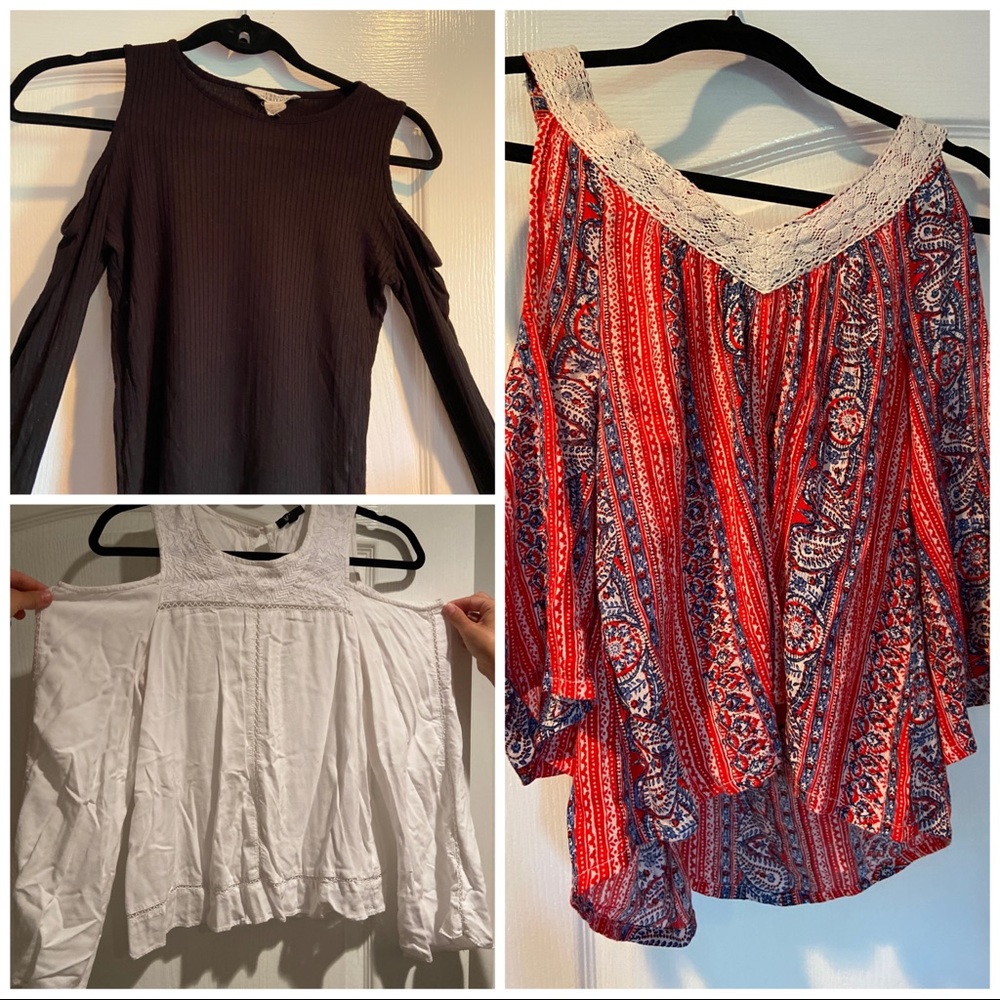 Cut out shoulder, shirt bundle!